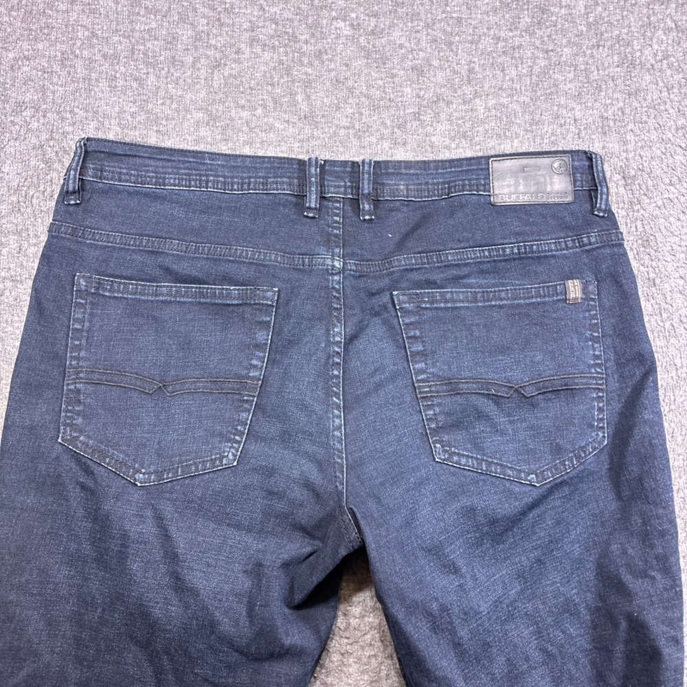 Buffalo David Bitton Jeans Jackson-X Men 38x30 Dark Wash Blue Straight Stretch